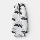 Hand Silhouette Eagle Flesjeskoeler (Achterkant)