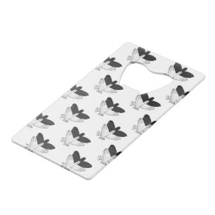 Hand Silhouette Eagle Kredietkaart Flessenopener