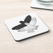 Hand Silhouette Eagle Onderzetter (Linkerzijde)