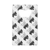 Hand Silhouette Rabbit Kredietkaart Flessenopener (Voorkant)