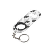 Hand Silhouette Rabbit Mini Flessenopener (Achterkant Gekanteld)