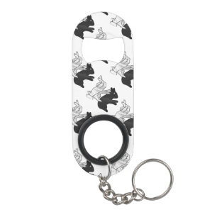 Hand Silhouette Rabbit Mini Flessenopener