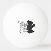 Hand Silhouette Rabbit Pingpongballen (Voorkant)