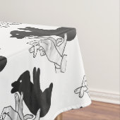 Hand Silhouette Rabbit Tafelkleed (Voorbeeld)