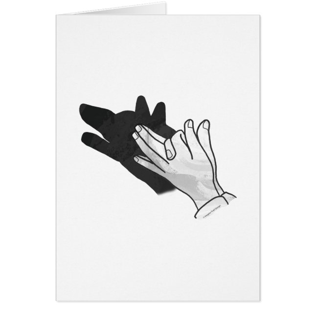 Hand Silhouette Wolf (Devant)