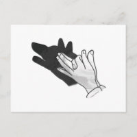 Hand Silhouette Wolf