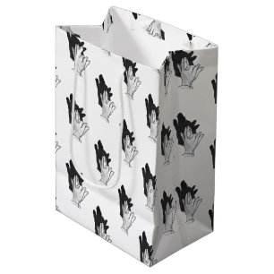 Hand Silhouette Wolf Medium Cadeauzakje