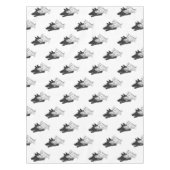 Hand Silhouette Wolf Tafelkleed (Voorkant)