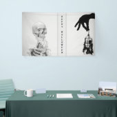 Hand Skelet Halloween Banner (Beurs)