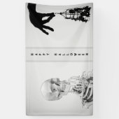 Hand Skelet Halloween Banner (Verticaal)