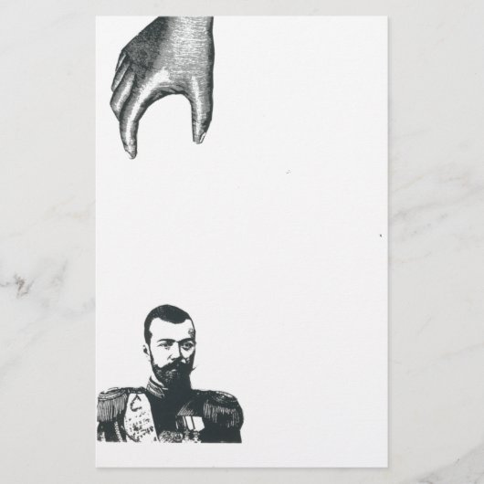  hand, speciale herenstationery briefpapier (Voorkant)