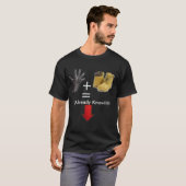 hand, timberland, rode pijl2, +, =, U reeds K... T-shirt (Voorkant volledig)