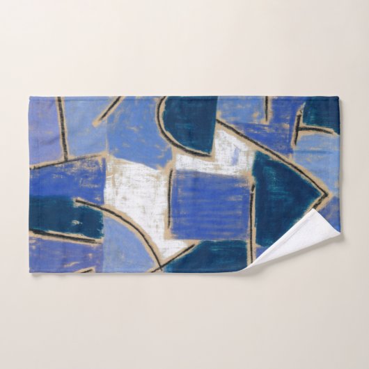 HAND TOWEL : PAUL KLEE : BLAUW NACHT HANDDOEK (Handdoek)