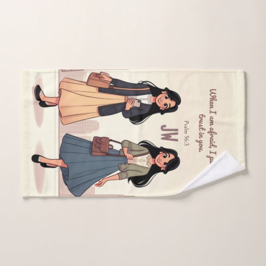 hand towel (sisters preaching)  handdoek (Handdoek)