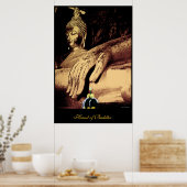 Hand van Boeddha Poster (Keuken)