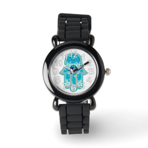 Hand van Fatima hamsa Horloge