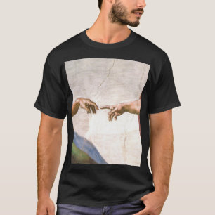 Hand van God door Michelangelo T-shirt
