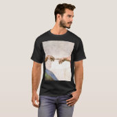 Hand van God door Michelangelo T-shirt (Voorkant volledig)