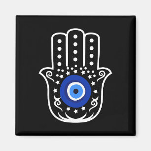 Hand van Hamsa Fatima Turkse Tijgeroog Bescherming Magneet