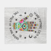 Hand van het Lot Fleece Deken (Voorkant (Horizontaal))