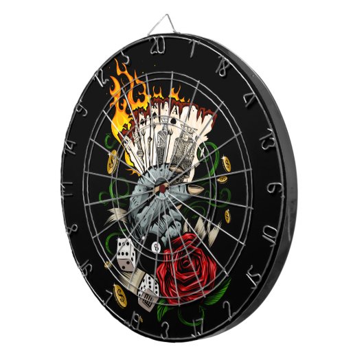 Hand van Kaarten Dartbord (Voorkant Rechts)