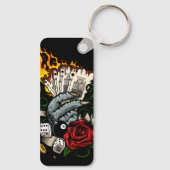 Hand van Kaarten Sleutelhanger (Achterkant)