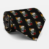 Hand van Kaarten Stropdas (Opgerold)