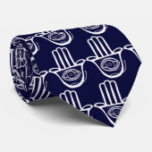 Hand van Miriam (Hamsa) Stropdas (Opgerold)