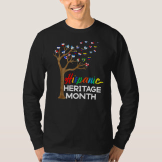 Hand Vlag Root Latino National Hispanic Herit T-shirt