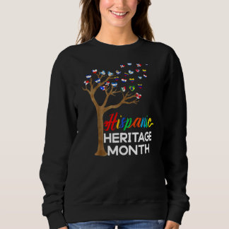 Hand Vlag Root Latino National Hispanic Herit Trui