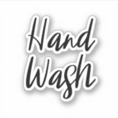 Hand Wash Storage Sticker (Voorkant)