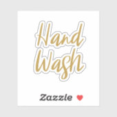 Hand Wash Storage Sticker (Vel)