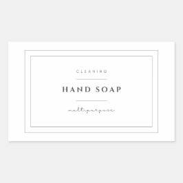 Hand zeep label Stickers