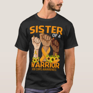 Hand Zusje Van Een Krijger Rsd Crps Bewustzijn Zon T-shirt
