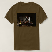 Handarbeid in oude stijl Blacksmith Middeleeuwen p T-shirt (Design voorkant)