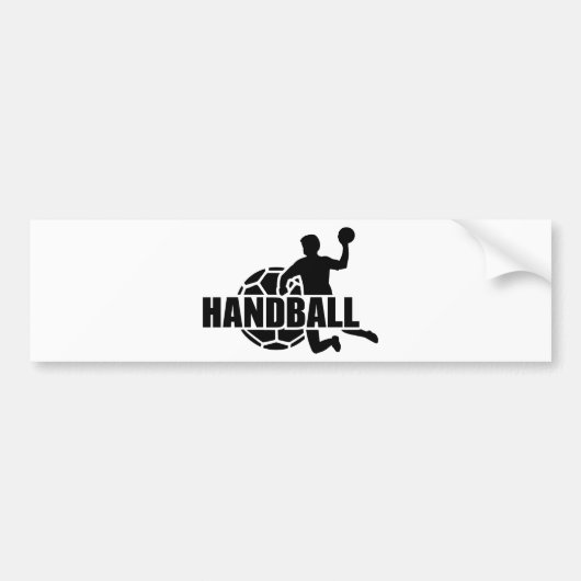 Handbal Bumpersticker (Voorkant)