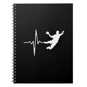 Handbal - de Hartslag van de Speler van de Handbal Notitieboek