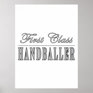 Handbal en handballers: Handbalkspeler van eerste Poster