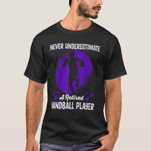Handbal Grafisch Voor Meisjes Vrouwen Handbalspele T-shirt
