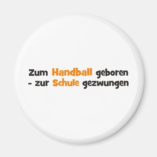 Handbal Magneet (Voorkant)