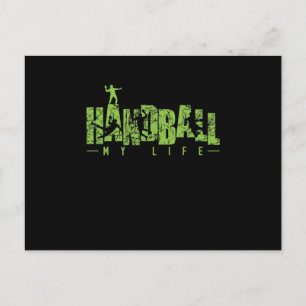 Handbal "Mijn leven" Briefkaart