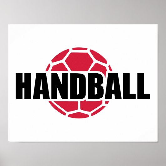 Handbal Poster (Voorkant)