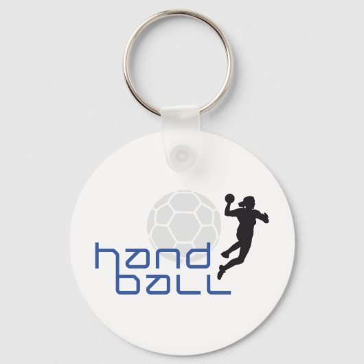 Handbal Woman Sleutelhanger (Voorkant)