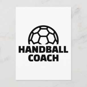 Handbalcoach Briefkaart