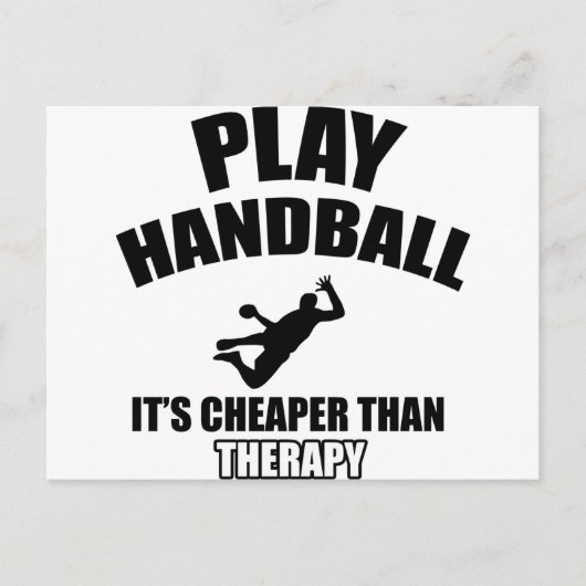 Handbaldesign Briefkaart (Voorkant)