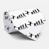 handbalevolutie stropdas (Opgerold)