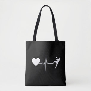 Handbalhandbalspeler hartslag draagtas