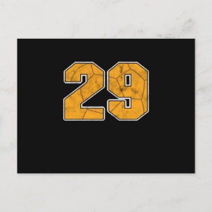 Handball 29 th Birthday Celebration Sports Gift Briefkaart