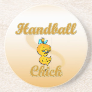 Handball Chick Zandsteen Onderzetter