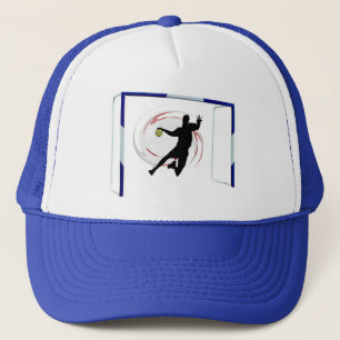 Handball Clay design player and goal Trucker Pet